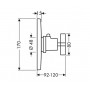 Axor Citterio Термостат центральный встраиваемый