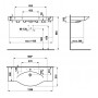 PALACE умывальник 120*51см, с одним отверстием под смеситель