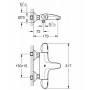 GROHTHERM 1000 New термостат для ванны  1/2", настенный монтаж