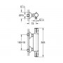 GROHTHERM 800 термостат для душа 1/2", настенный монтаж