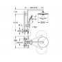 EUPHORIA 260 душевая система с термостатом