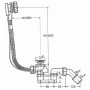 Комплект: CONTINENTAL ванна 170*70см + VIEGA SIMPLEX сифон для ванны автомат (285357)