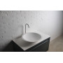 Умывальник 51,5*10,5см накладной каменный круглый Solid surface