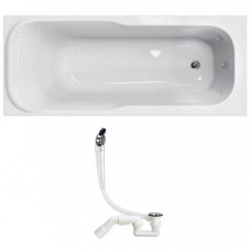 SENSA ванна 150*70см прямоугольная + Viega Simplex сифон для ванны
