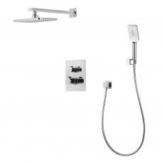 CENTRUM комплект для ванны/душа (смеситель с переключ.,верхн.душ, ручной душ,шланг, шланг. подсоед)
