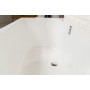 OBERON 2.0 ванна 170*75см, квариловая с ножками и сливом-переливом
