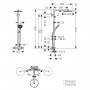 RAINDANCE SELECT S душевая система 240 1jet, PowderRain, с термостатом, белый матовый