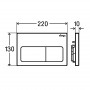 Комплект: PRO Rimless унитаз подвесной, с сиденьем + PREVISTA DRY элемент для унитаза 112*49см + комплект крепл. для один. монтажа + панель смыва